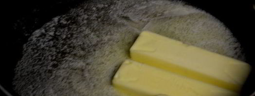 кекс с персиками и голубикой. Шаг 2