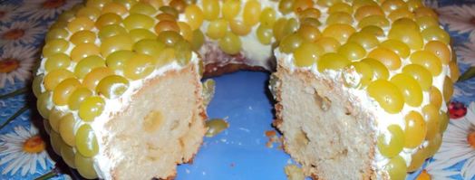 кекс с виноградом. Шаг 5