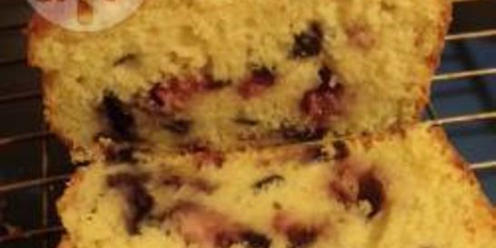 Кекс с ягодами