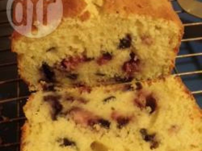 Рецепт кекса с ягодами