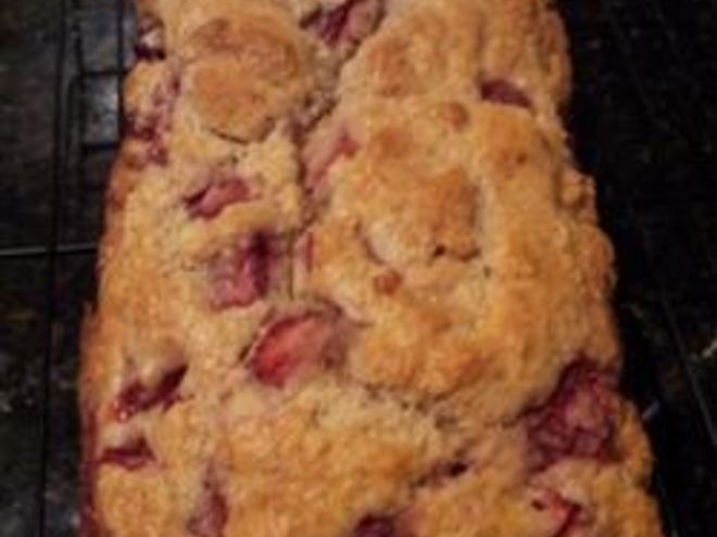 Рецепт кекса с замороженной клубникой