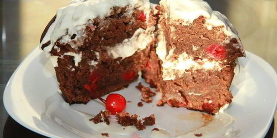 Кекс Вишня-кэроб