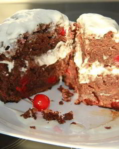 Кекс Вишня-кэроб