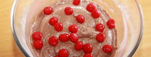 кекс вишня-кэроб. Шаг 12