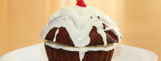 кекс вишня-кэроб. Шаг 14