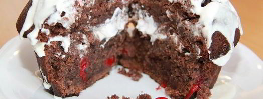 кекс вишня-кэроб. Шаг 15