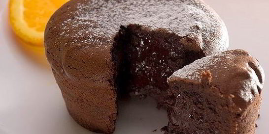 Кексики с шоколадом внутри