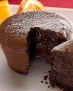 Кексики с шоколадом внутри