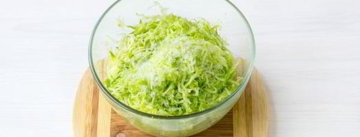 кексы из кабачков с колбасой. Шаг 4