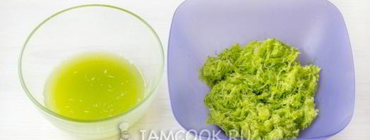 кексы из кабачков с колбасой. Шаг 5