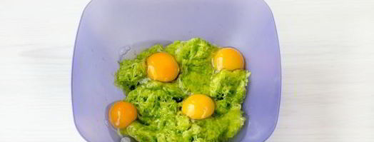 кексы из кабачков с колбасой. Шаг 7