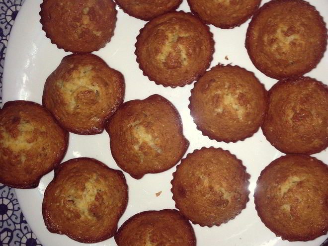 Рецепт кексов с орехами