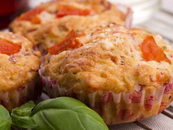 Рецепт кексов с тунцом и овощами