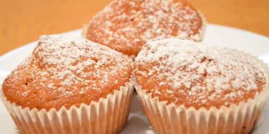 Кексы с вишней