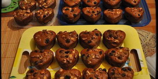 Кексы с вишневым соком