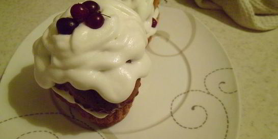 Кексы Снежная горка