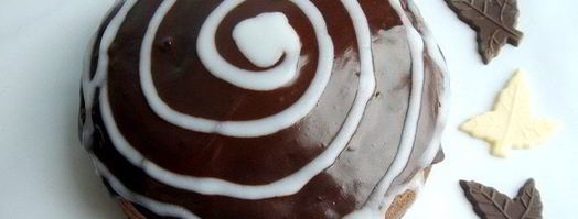 кофейный мраморный кекс с рикоттой и ромом. Шаг 3