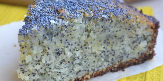 Лимонный кекс с маком