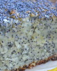 Лимонный кекс с маком