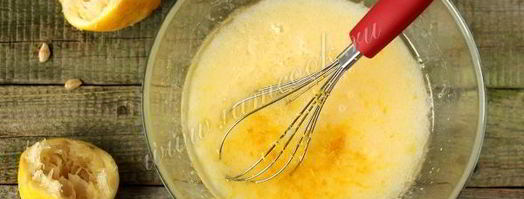 лимонные кексы с кремом из белого шоколада. Шаг 4