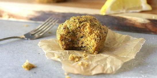 Лимонные кексы с цукини