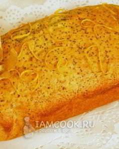 Маково-апельсиновый кекс