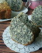 Маковый кекс с орехами