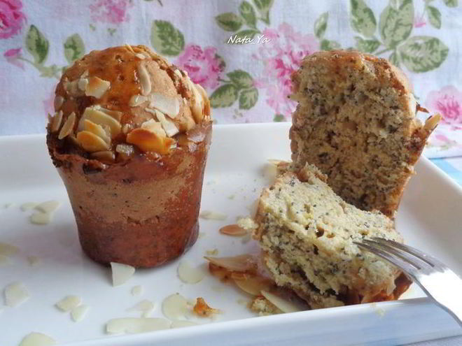 Рецепт маковых кексов в ромовом сиропе