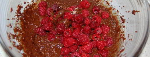 малиновые кексы-брауни. Шаг 3