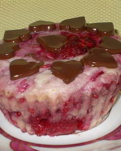 Малиновые кексы