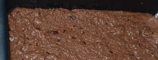 манный кекс с кускусом и шоколадной крошкой. Шаг 3