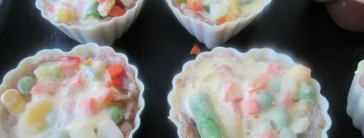 мясные кексы с овощами. Шаг 4