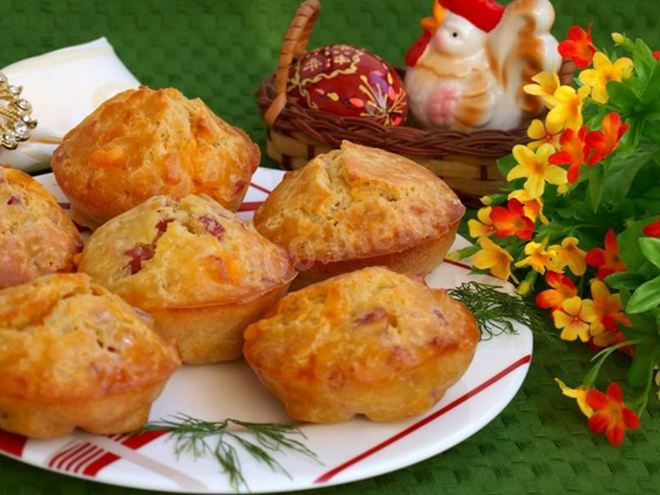 Рецепт несладких кексов