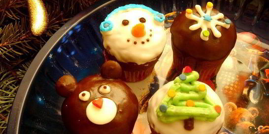 Новогодние кексики