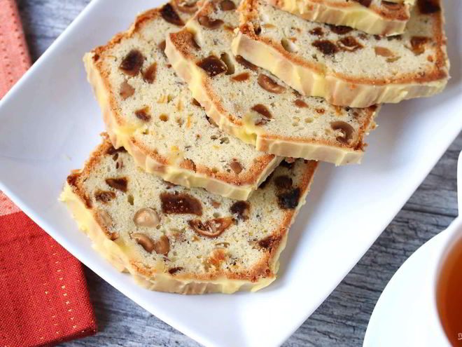 Рецепт орехового кекса с апельсиновой глазурью