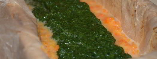 овощной кекс с красивым разрезом. Шаг 5