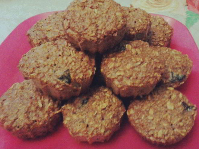 Рецепт овсяных кексиков