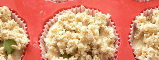 овсяные кексы с ревенем. Шаг 6