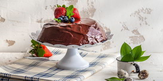 Пасхальный шоколадный кекс