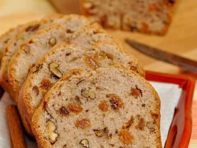 Рецепт постного кекса на яблочном отваре