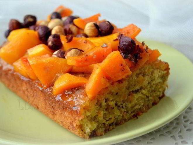 Рецепт пряного тыквенного кекса с фундуком золотая осень