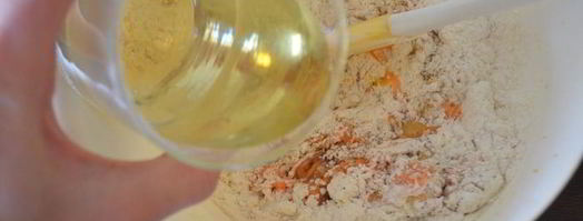 пряный тыквенный кекс с фундуком золотая осень. Шаг 5