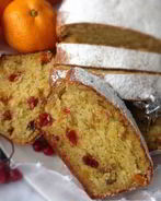 Рождественский творожный кекс с сухофруктами и апельсиновым ароматом