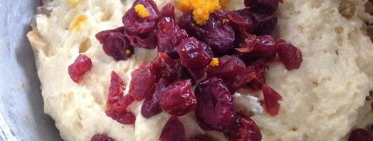 рождественский творожный кекс с сухофруктами и апельсиновым ароматом. Шаг 9