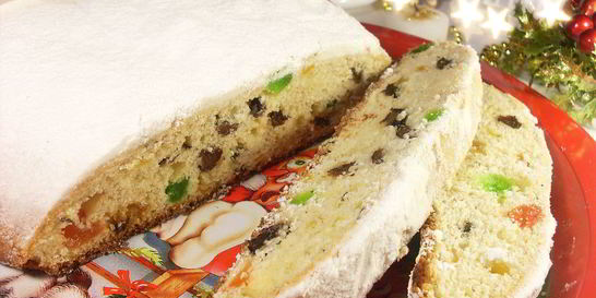 Рождественский творожный Штоллен