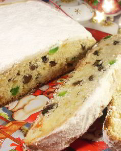 Рождественский творожный Штоллен