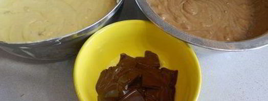 шоколадно-банановый кекс. Шаг 6