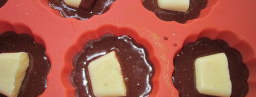 шоколадный фондант с кардамоновым центром. Шаг 9