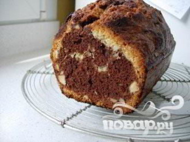Рецепт шоколадного кекса с миндалем