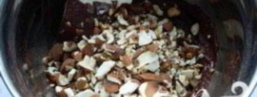 шоколадный кекс с миндалем. Шаг 4